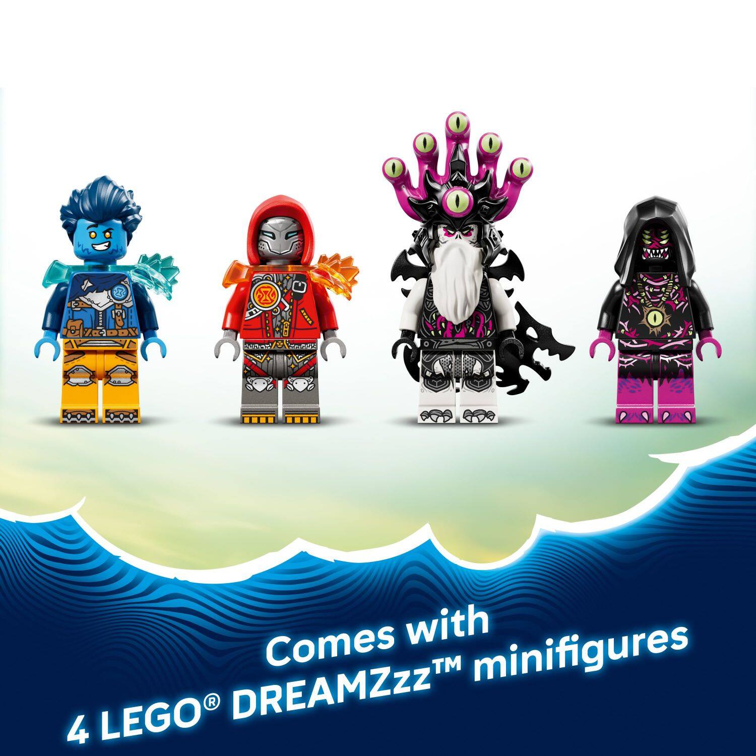 Comes with 4 LEGO® DREAMZZz™ minifigures