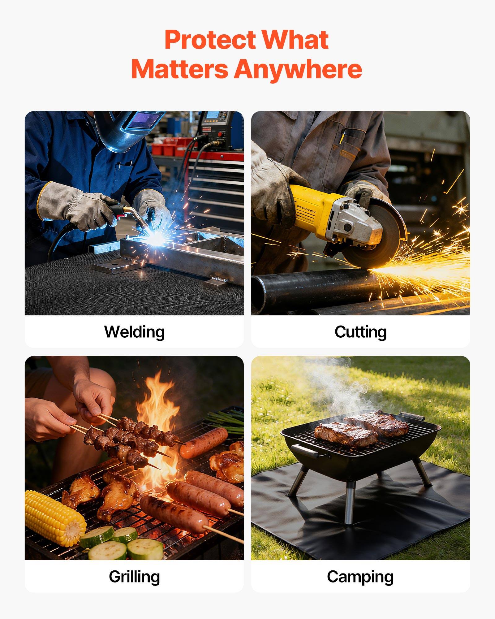 Protect What Matters Anywhere

- Welding
- Cutting
- Grilling
- Camping