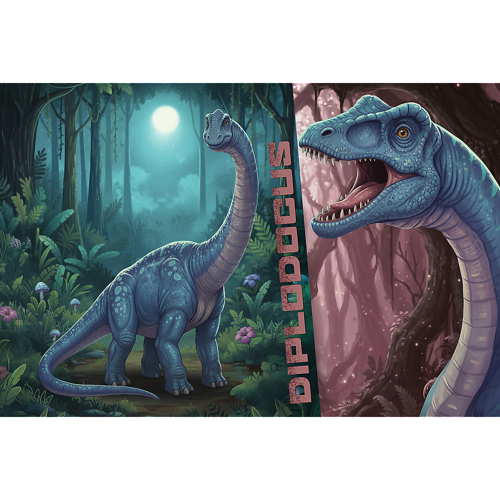 Alt View 1. Trefl - Trefl Kids Treflik Family - Inspired By Nature Diplodocus 100 Piece Puzzle - Multicolor.