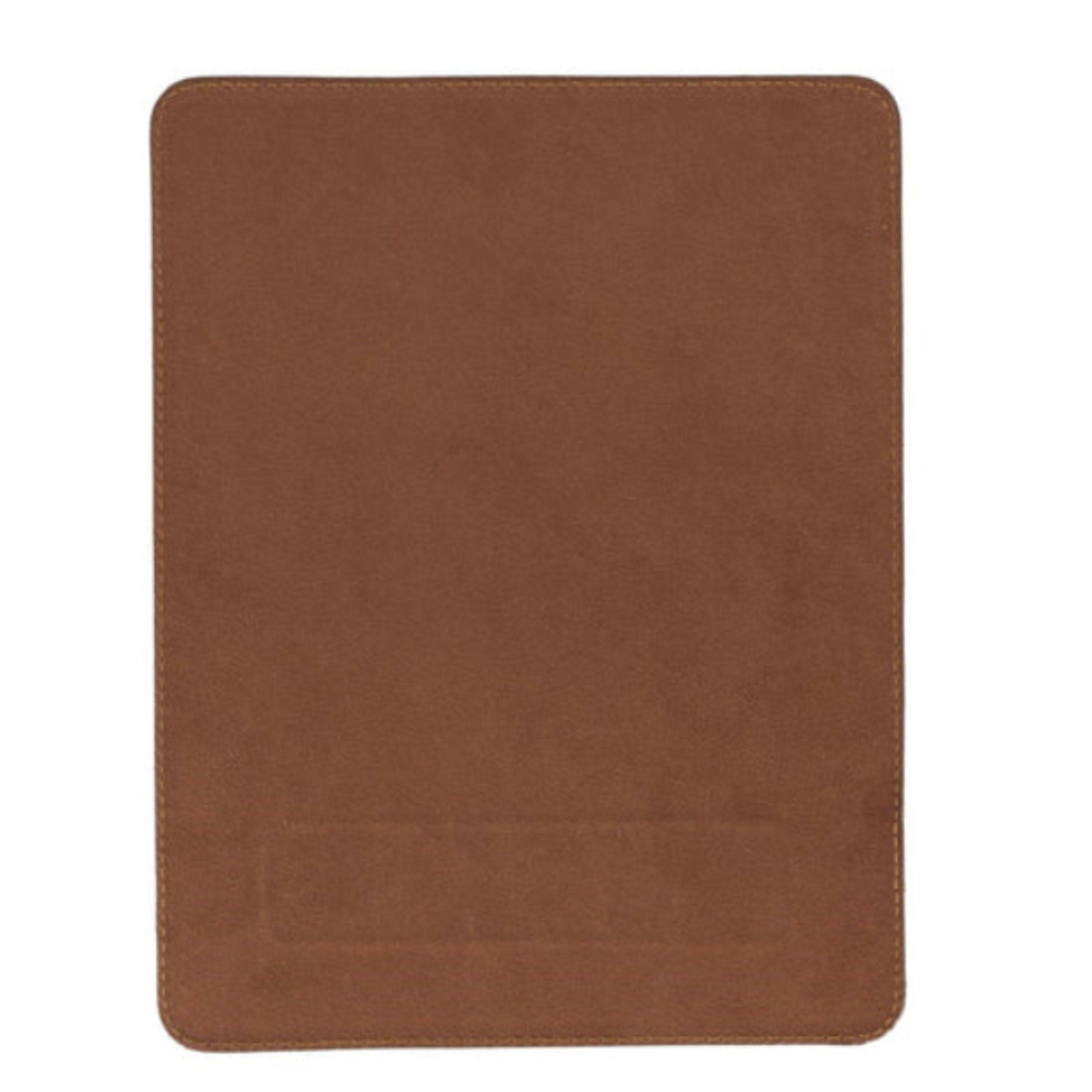 Left. Kitcheniva - Leather Mouse Pad With Hand Support For Comfort Light Brown - Light Brown.