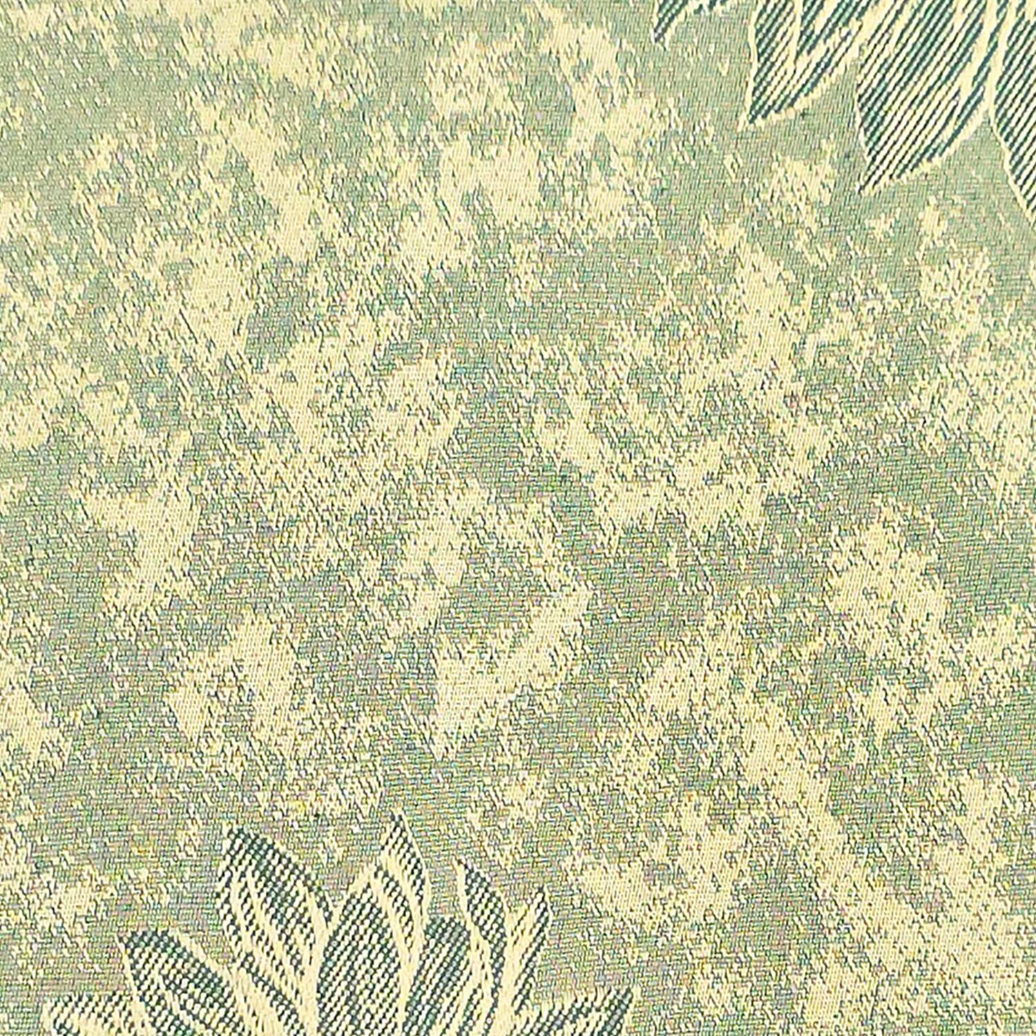 Alt View 1. RLF Home - RLF Home 100% Cotton French Sun Flower Regal Lined Window Valance 50" x 17" Lime - Lime.