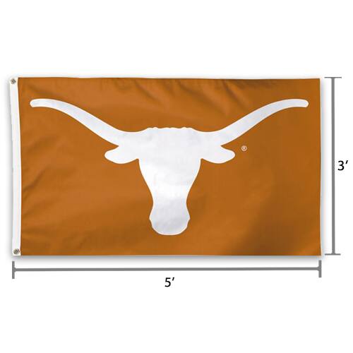 Alt View 1. Fanatics Unlabeled - Texas Longhorns Deluxe 3' x 5' Flag - Multicolor.