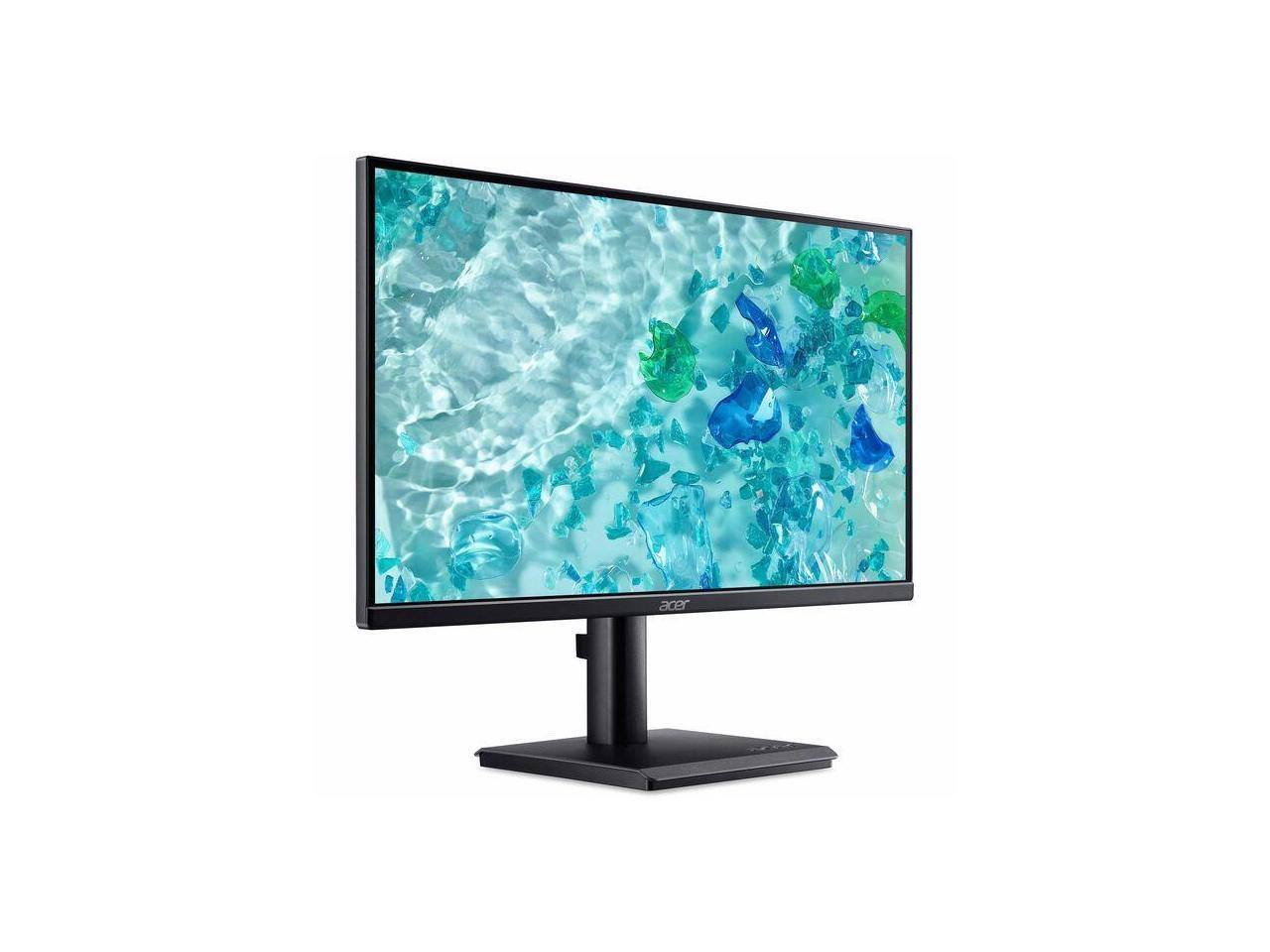 Alt View 2. Acer - Acer Vero V227Q E1 22" Class LCD Monitor 16:9 Black 21.5" Viewable 300 Nit 4 ms Speakers HDMI DisplayPort UMWV7AA101 - Black.