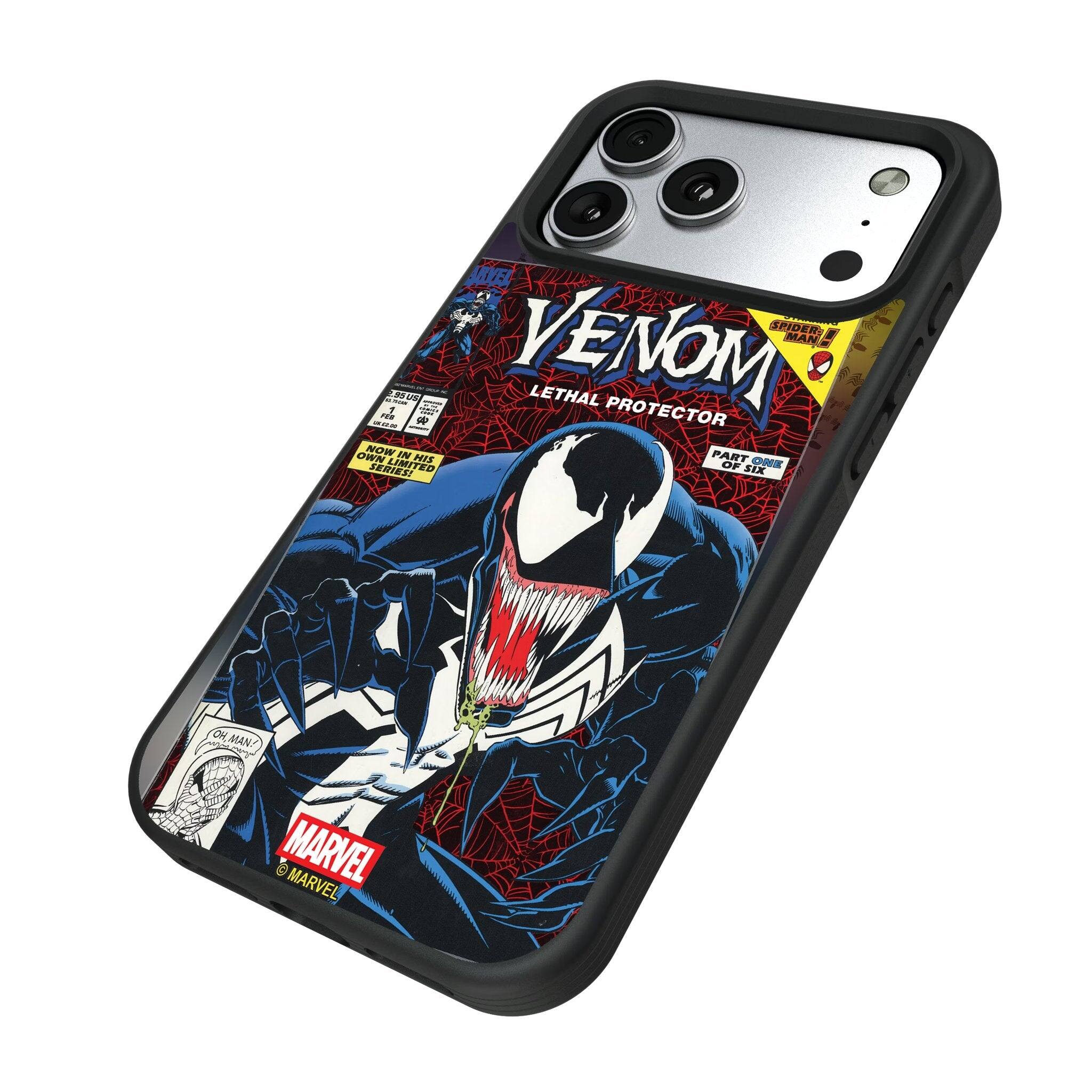 Marvel Venom Classic Cover Bump Cell Phone Case for iPhone 17 Marvel Venom Classic Cover Bump Cell Phone Case for iPhone 17