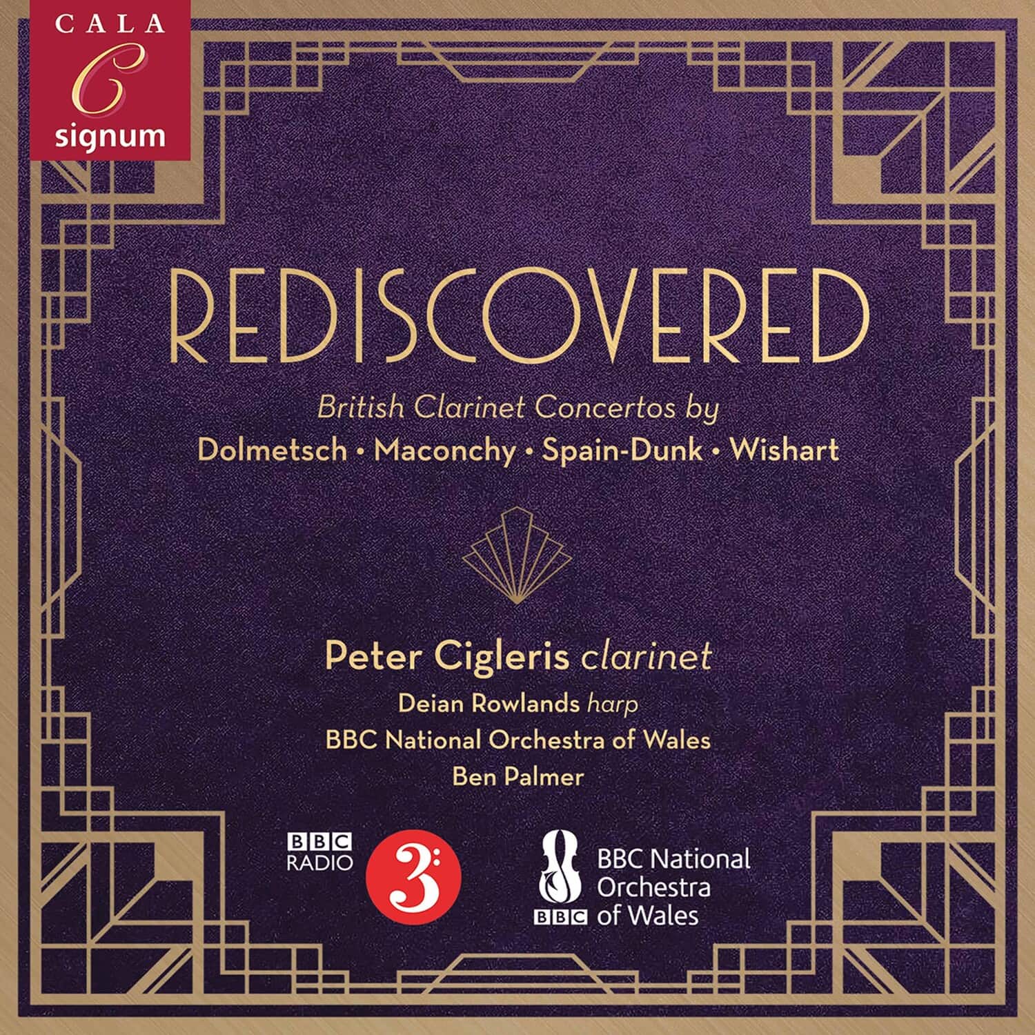 Cigleris Rowlands Bbc National Orchestra Of Wales Palmer - Rediscovered  - COMPACT DISCS