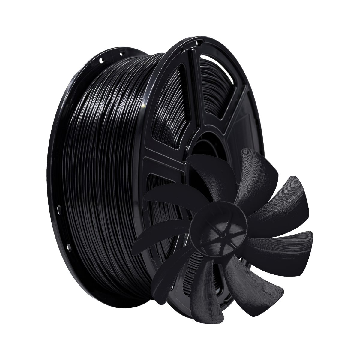 Flashforge - ABS Filament 1.75mm, High Impact & Heat Resistant (HDT 88°C), Strong & Durable for 1.75mm 3D Printers - Black