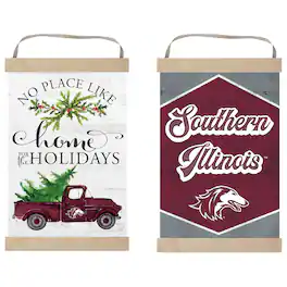 Jardine - Southern Illinois Salukis 12" x 20" Reversible Banner Sign - White