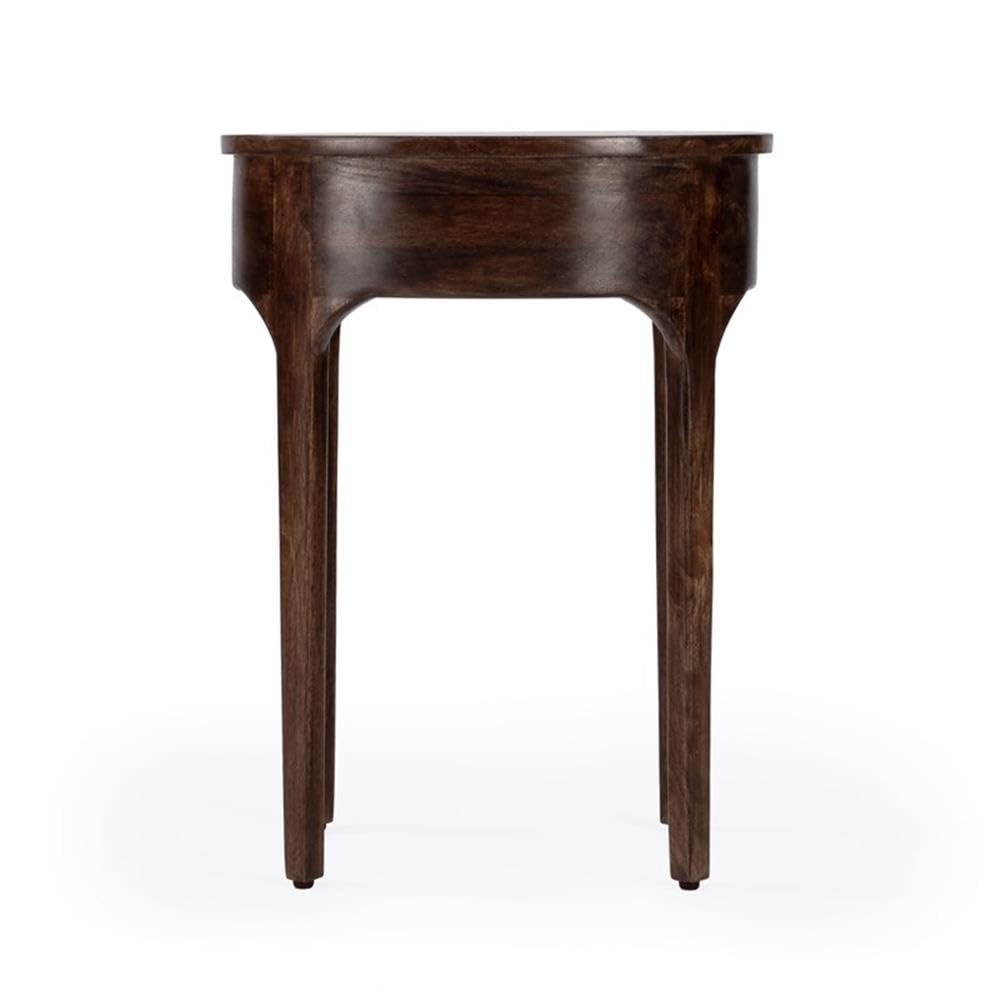 Alt View 1. Butler Specialty - Alinia 1 drawer End Table - Dark Brown.
