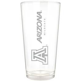 Great American Products - Arizona Wildcats Etched 16oz. Vertical Rally Cry Pint Glass - Multicolor
