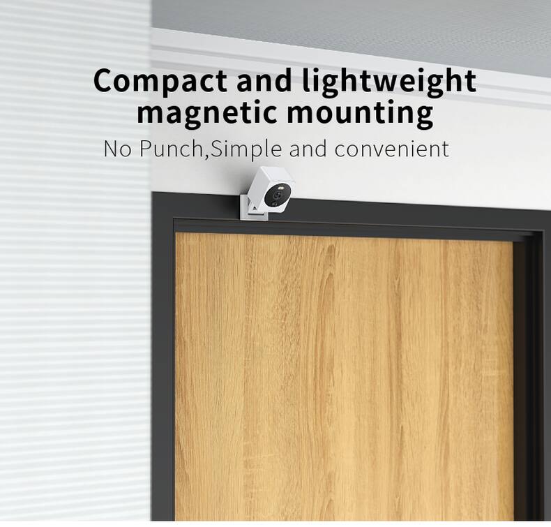 Compact and lightweight magnetic mounting  
No Punch, Simple and convenient