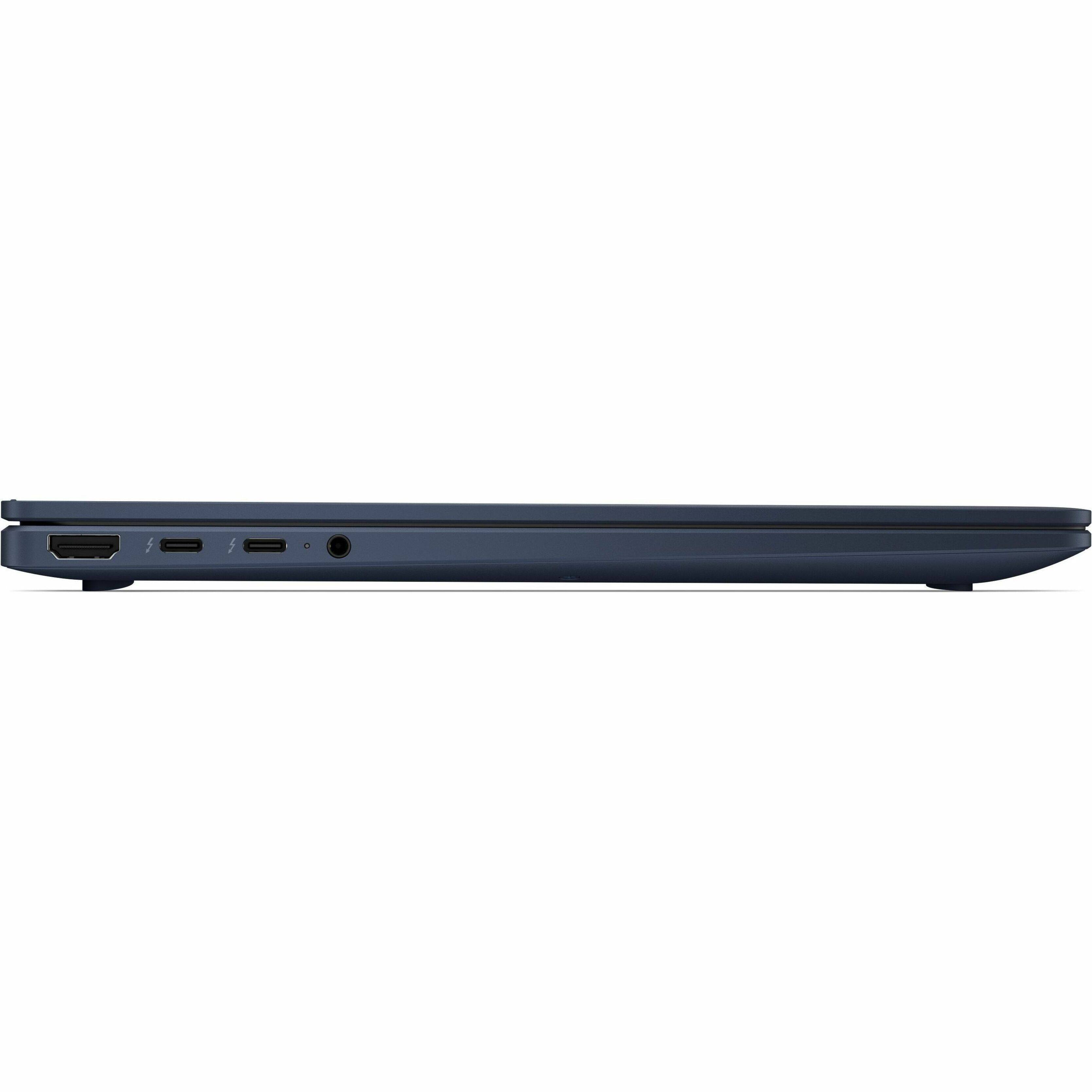 Alt View 13. HP - EliteBook X G2i 14" IPS 1920 x 1200 (WUXGA) Touch Screen Laptop - Intel Core Ultra 7 with 32GB Memory - 512 GB SSD - Atmospheric Blue, Blue.