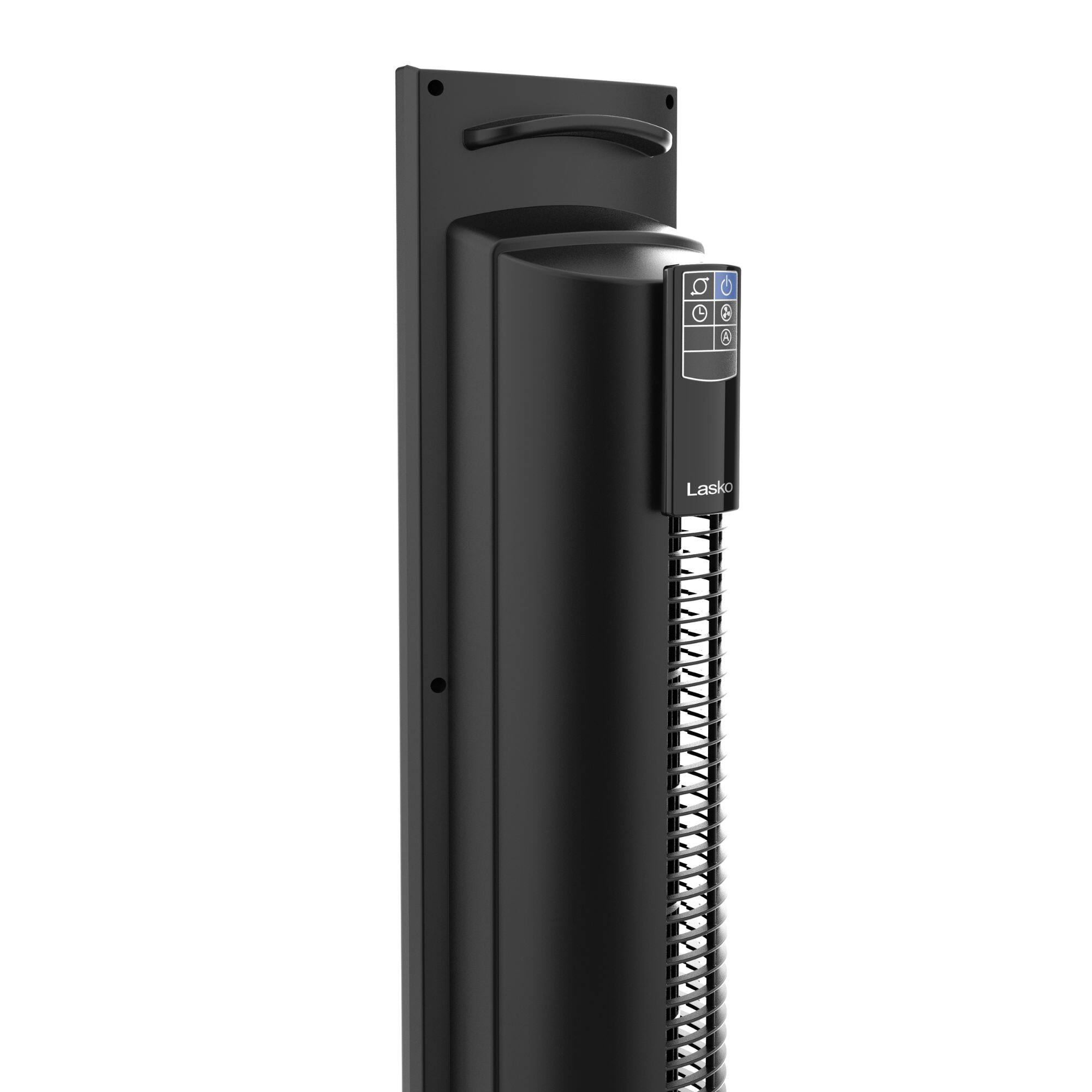 Alt View 6. Lasko - Lasko Xtra Air 48 Inch Extended Airflow Oscillating Digital Tower Fan, 4 Speeds - Black.