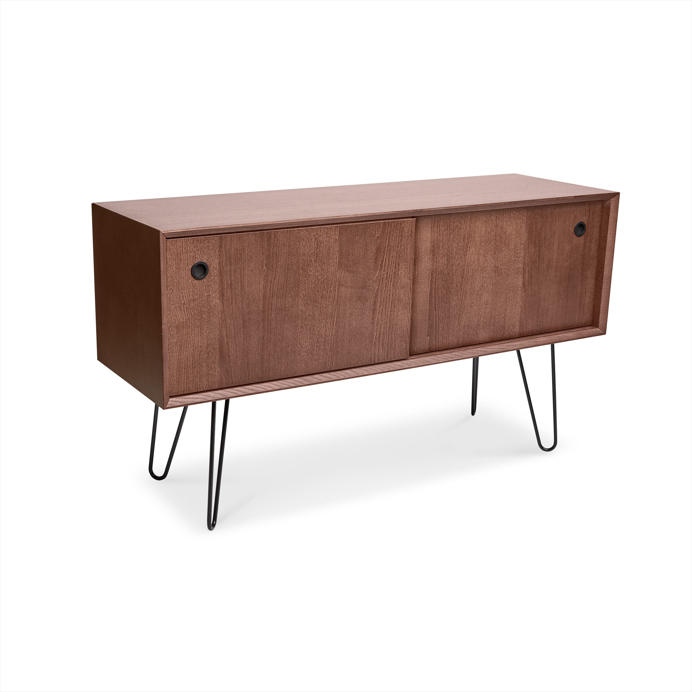 Front. Burrow - Carta Mid Century Modern Credenza - Walnut.