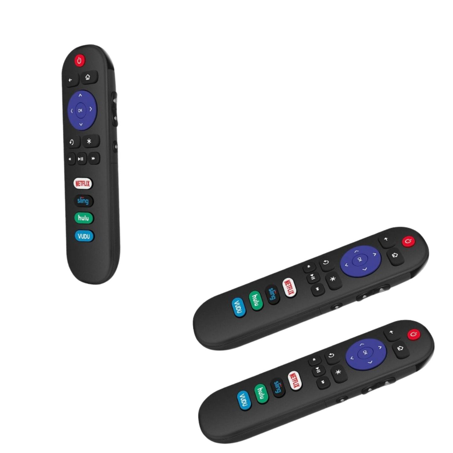 Sure, here is the corrected and grouped text from the image:

- Netflix
- Sling
- Hulu
- Vudu