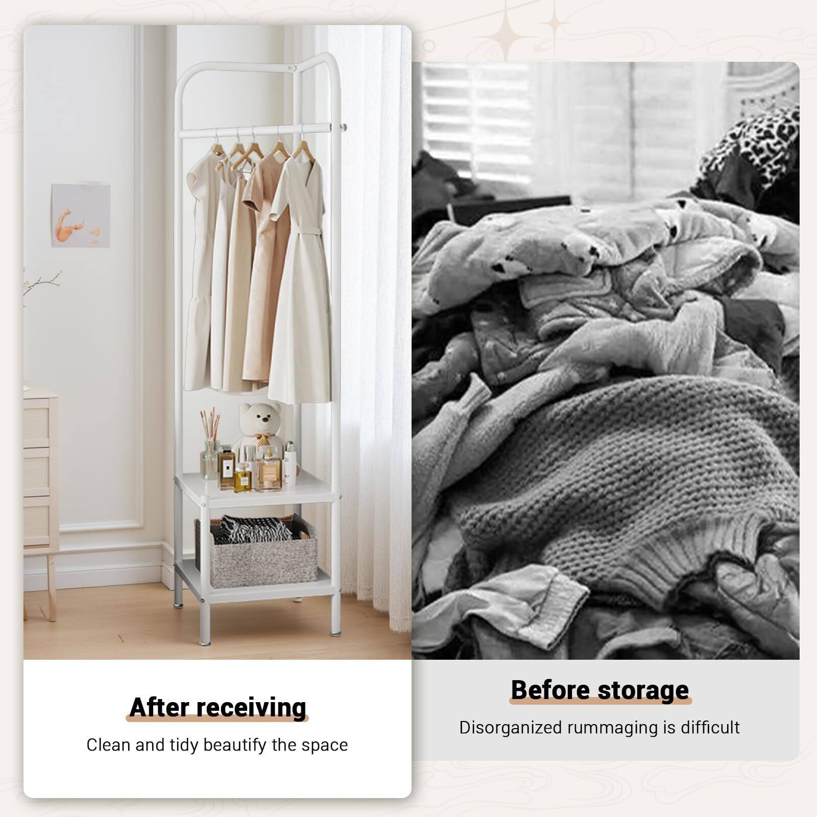 After receiving  
Clean and tidy beautify the space  

Before storage  
Disorganized rummaging is difficult