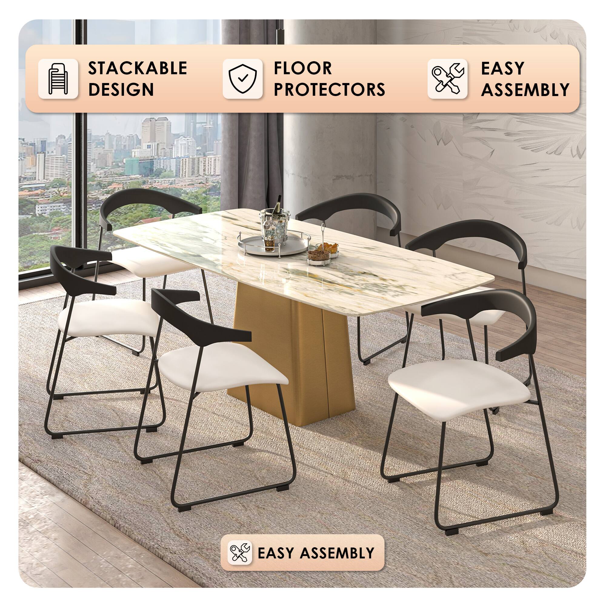 STACKABLE DESIGN  
FLOOR PROTECTORS  
EASY ASSEMBLY