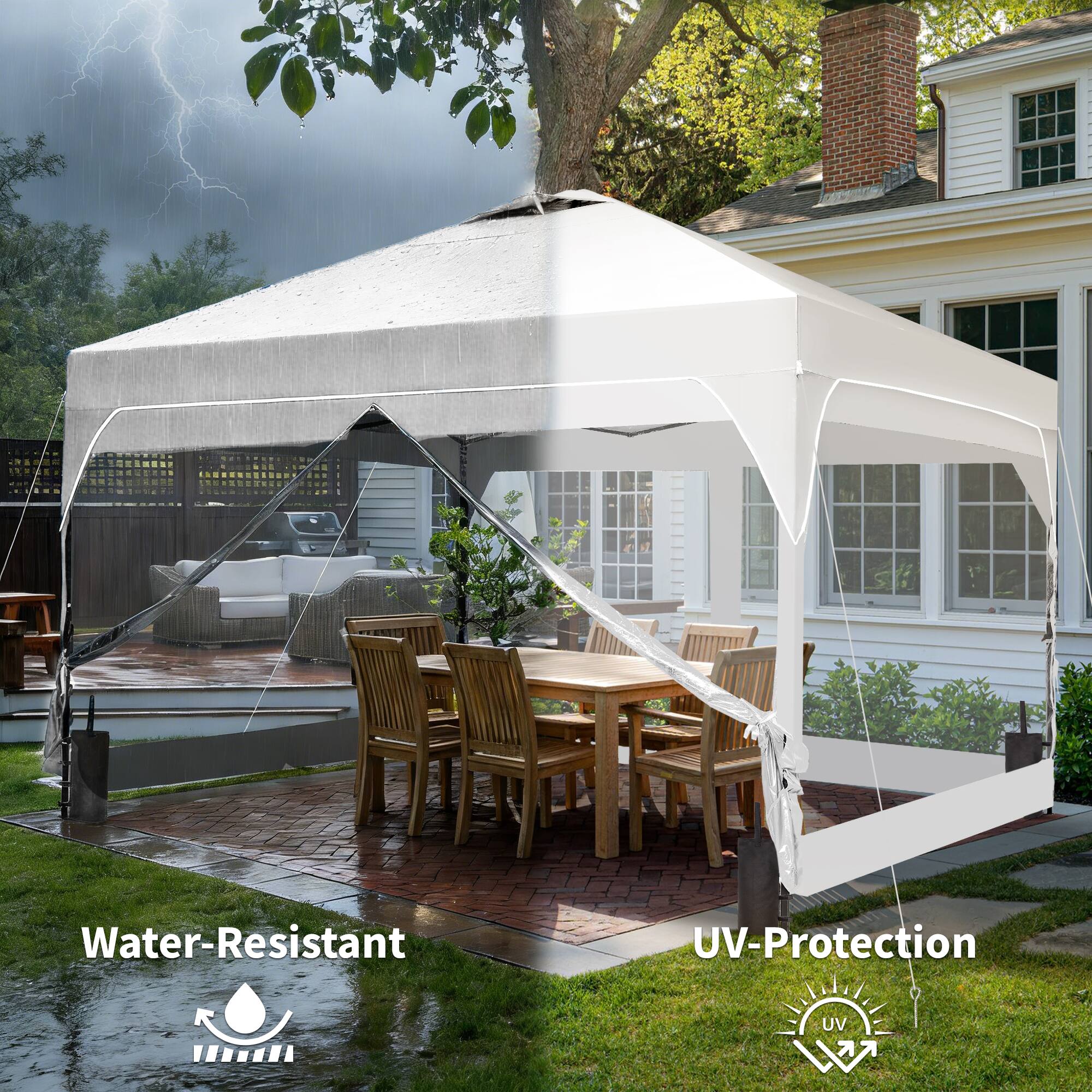 Water-Resistant  
UV-Protection