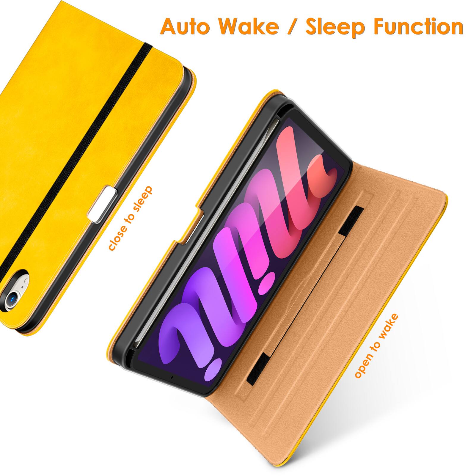 Auto Wake / Sleep Function

Close to sleep

Open to wake