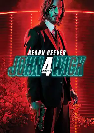 Front. John Wick: Chapter 4 - DVD.