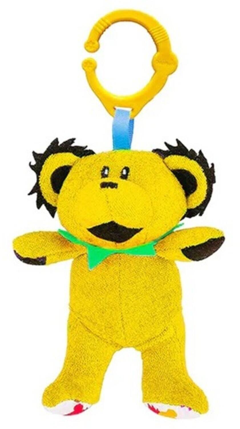 Front. PopMarket - Grateful Dead - Daphyl's - Grateful Dead - Dancing Bear - Interactive Plush (Yellow) DAPGDPB_Y   - COLLECTIBLES - Multicolor.