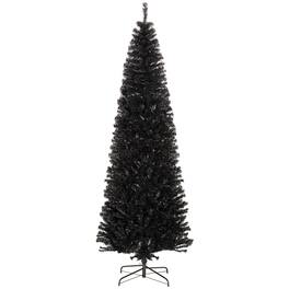 BreeBe - 8ft Pencil Christmas Tree - Black