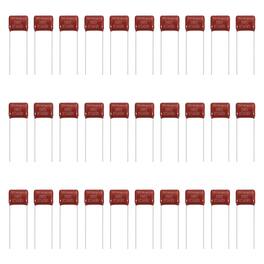 Unique Bargains - 30pcs 0.082uF 630V CBB21/22 Metallized Polypropylene Film Capacitor for Electronics and Lamps - Red