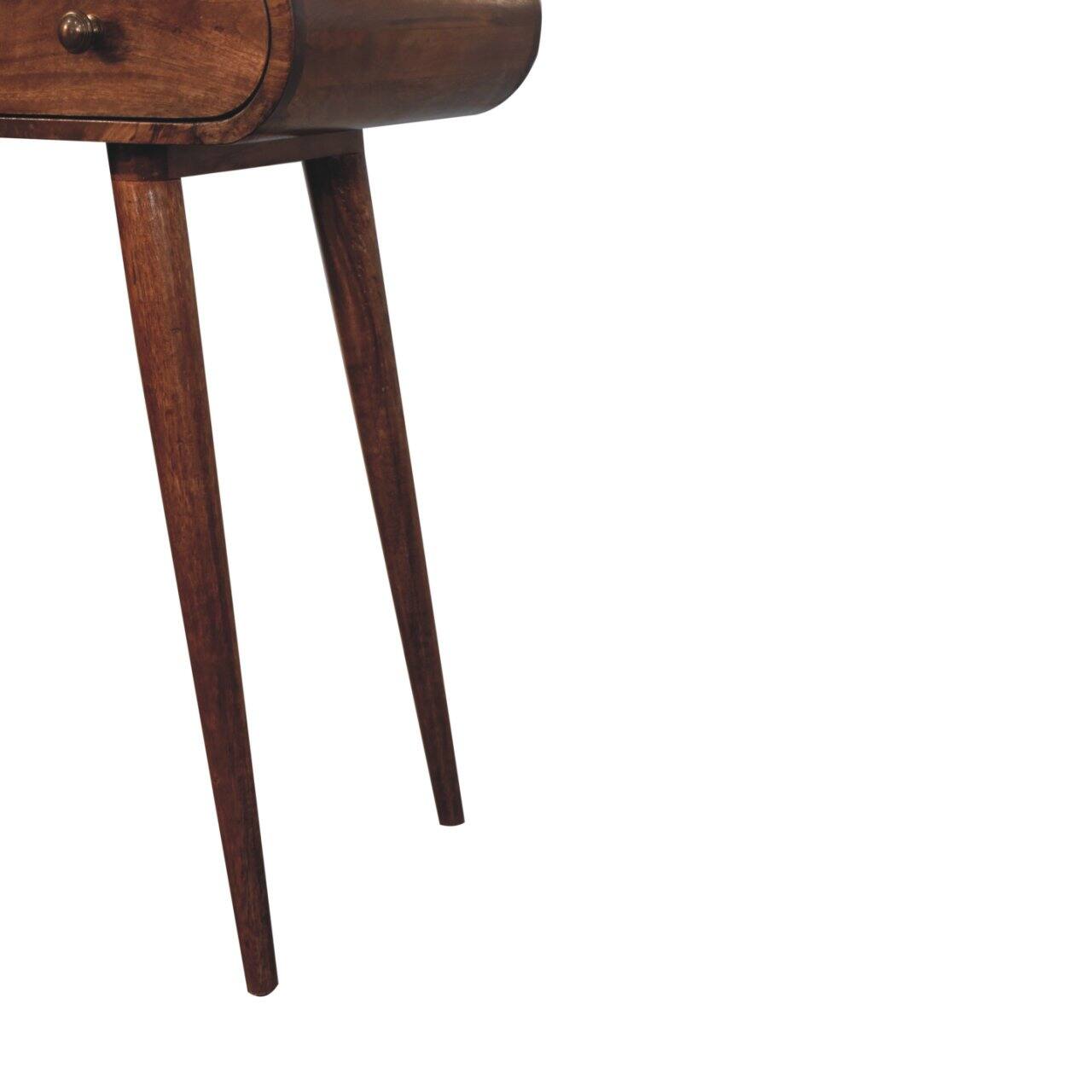Alt View 4. Artisan Furniture - Honey Caramel Round Dressing Table - Brown.