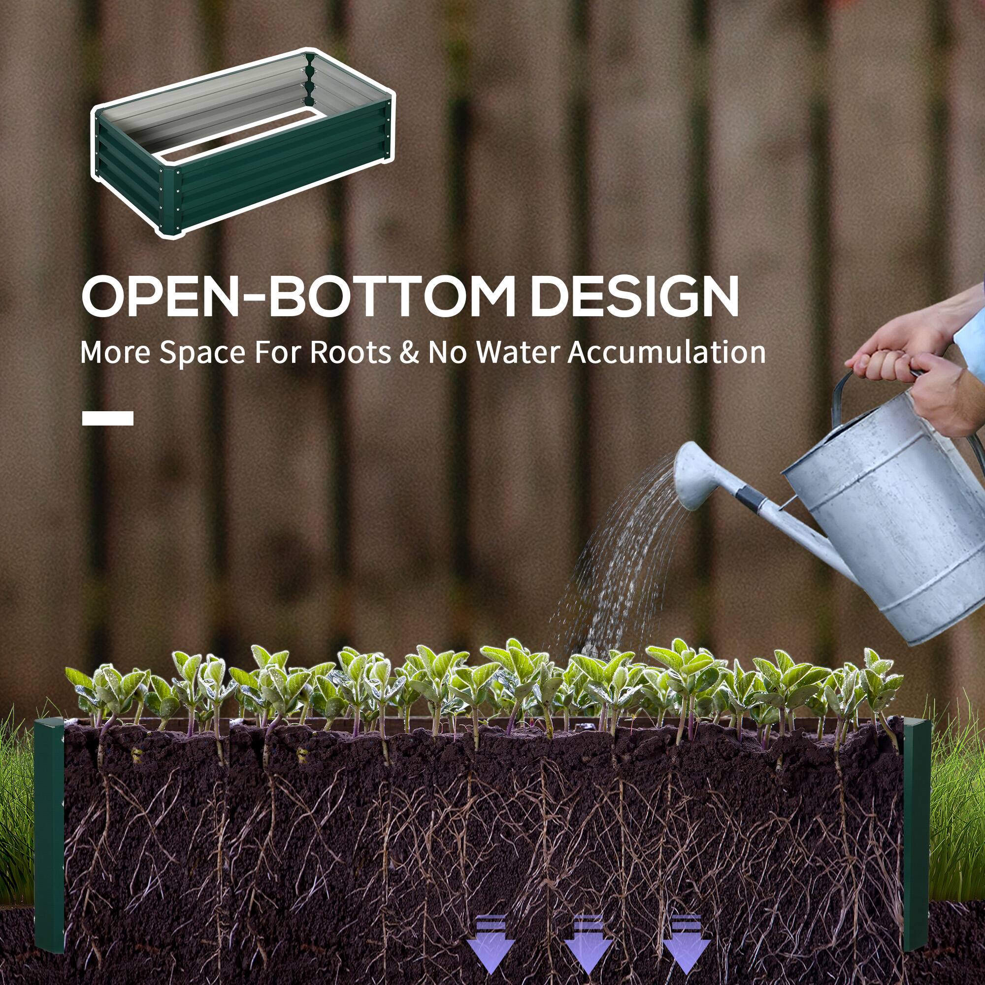 OPEN-BOTTOM DESIGN
More Space For Roots & No Water Accumulation