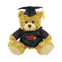 Jardine - Illinois State Redbirds 12'' Graduation Plush Bear - Oatmeal