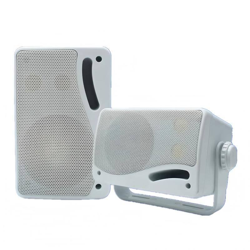 Front. Luckbyte - 2PCS 3.5"Passive Outdoor Speakers Waterproof Wall Mountable 3 Way Loudspeakers for Patio Pool Boat.