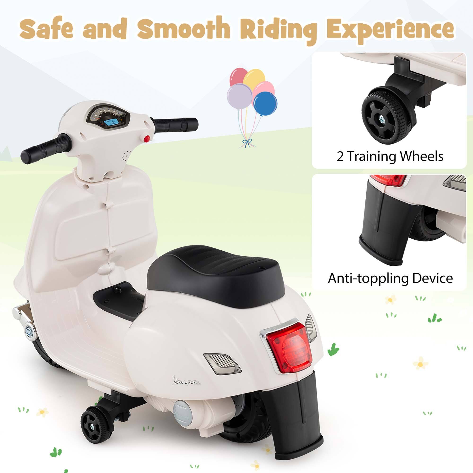 Safe and Smooth Riding Experience

2 Training Wheels

Anti-toppling Device