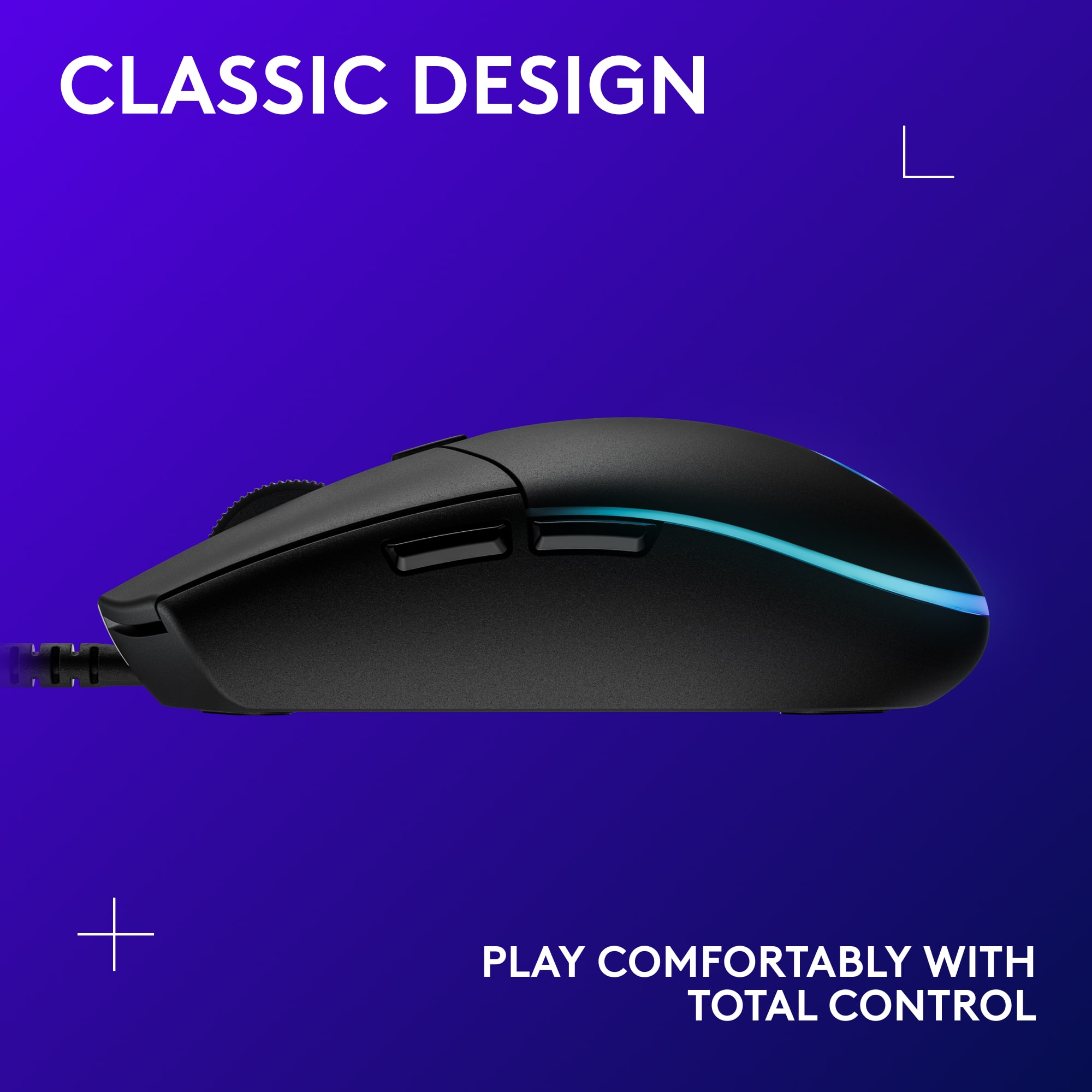Classic Design + Play Comfortably with Total Control