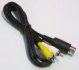 Composite AV Cable For Sega Genesis By Mars Devices - Black