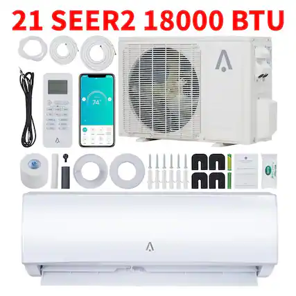 21 SEER2 18000 BTU
