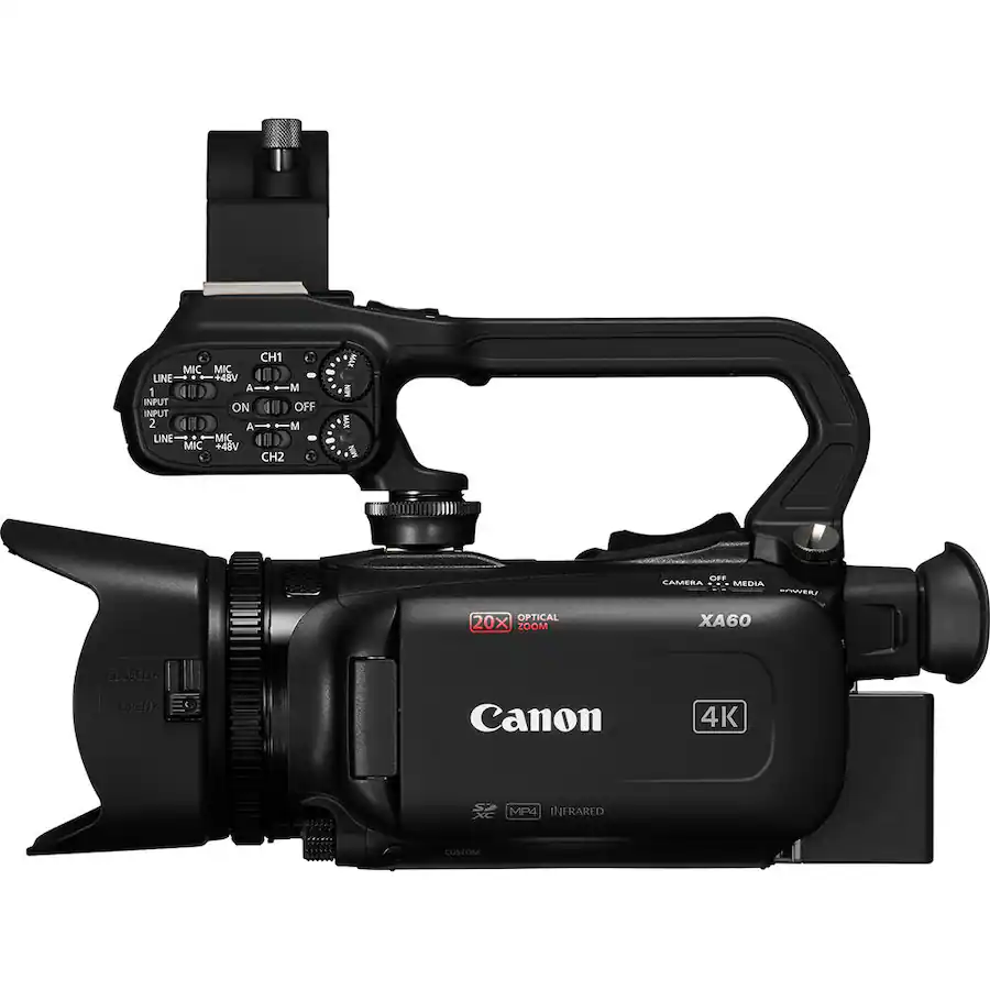 Bundle Canon XA60 Professional UHD 4K Camcorder + 64GB Memory Card ...
