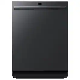 Samsung - 38 dBA Bespoke AI Dishwasher with 3rd Rack Washing System - Matte Black Steel