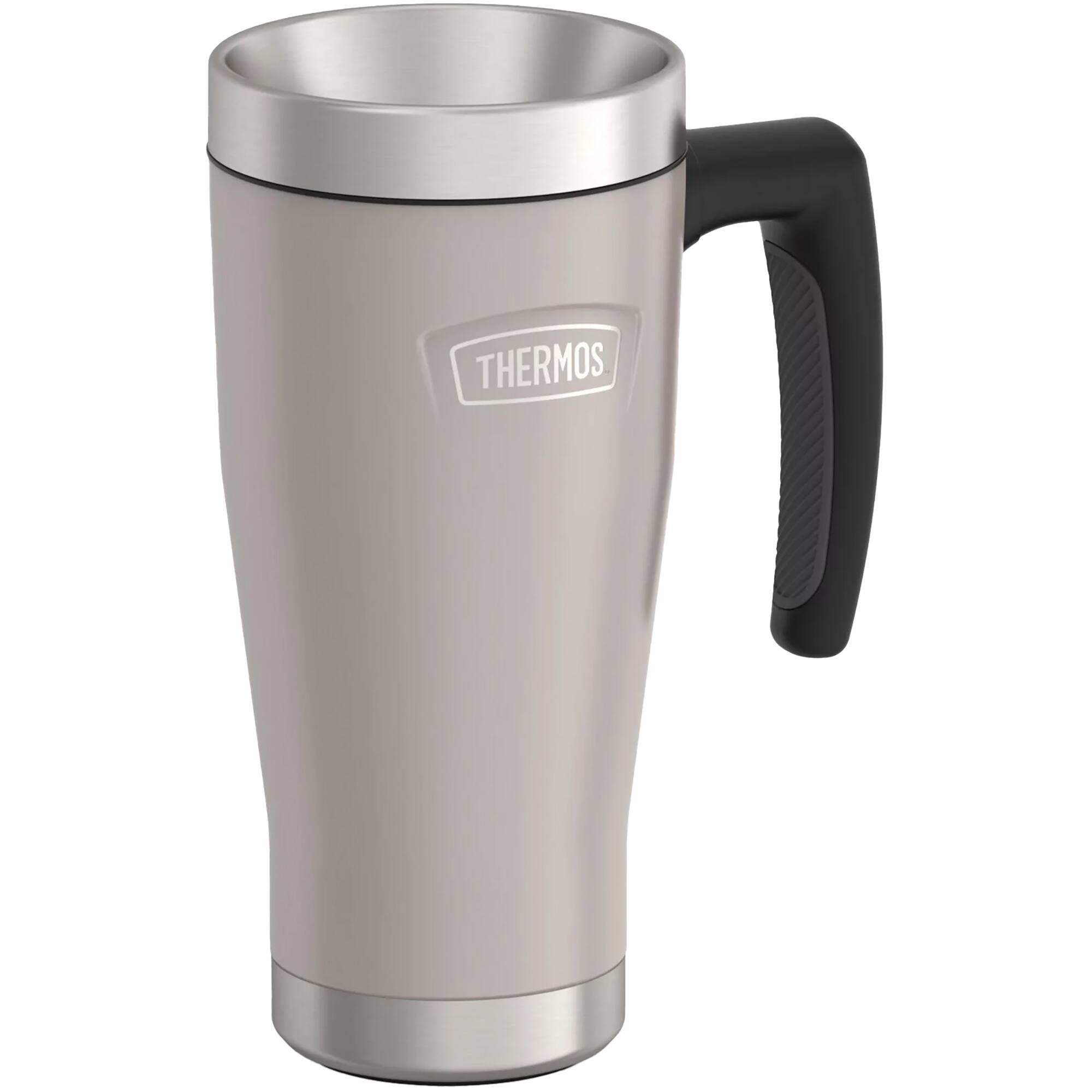 Alt View 1. Thermos - Thermos 16 oz. Icon Stainless Steel Travel Mug - Sandstone - Sandstone.