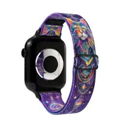 ZOX - Enlightened Cat NFC Smartwatch Band, 38/40/41mm - Purple