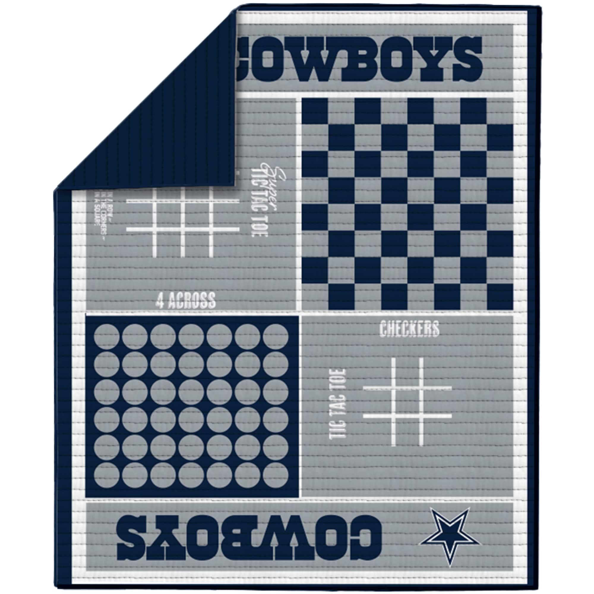 COWBOYS  
TIC TAC TOE  
4 ACROSS  
CHECKERS  
TIC TAC TOE