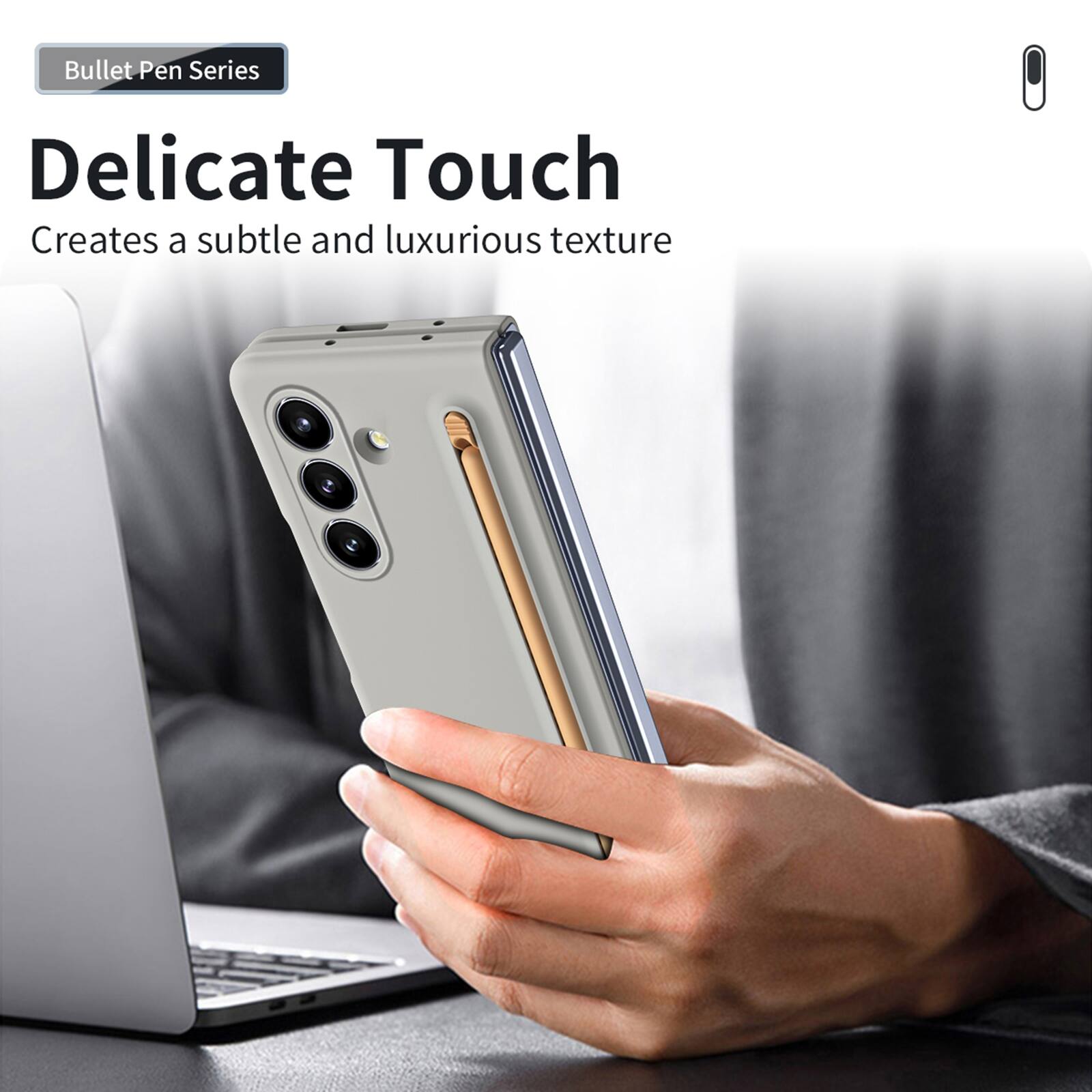 Bullet Pen Series  
Delicate Touch  
Creates a subtle and luxurious texture
