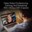 Faster Video Conferencing, Gaming, and Streaming with 1.8Gbps WiFi 6 Speed