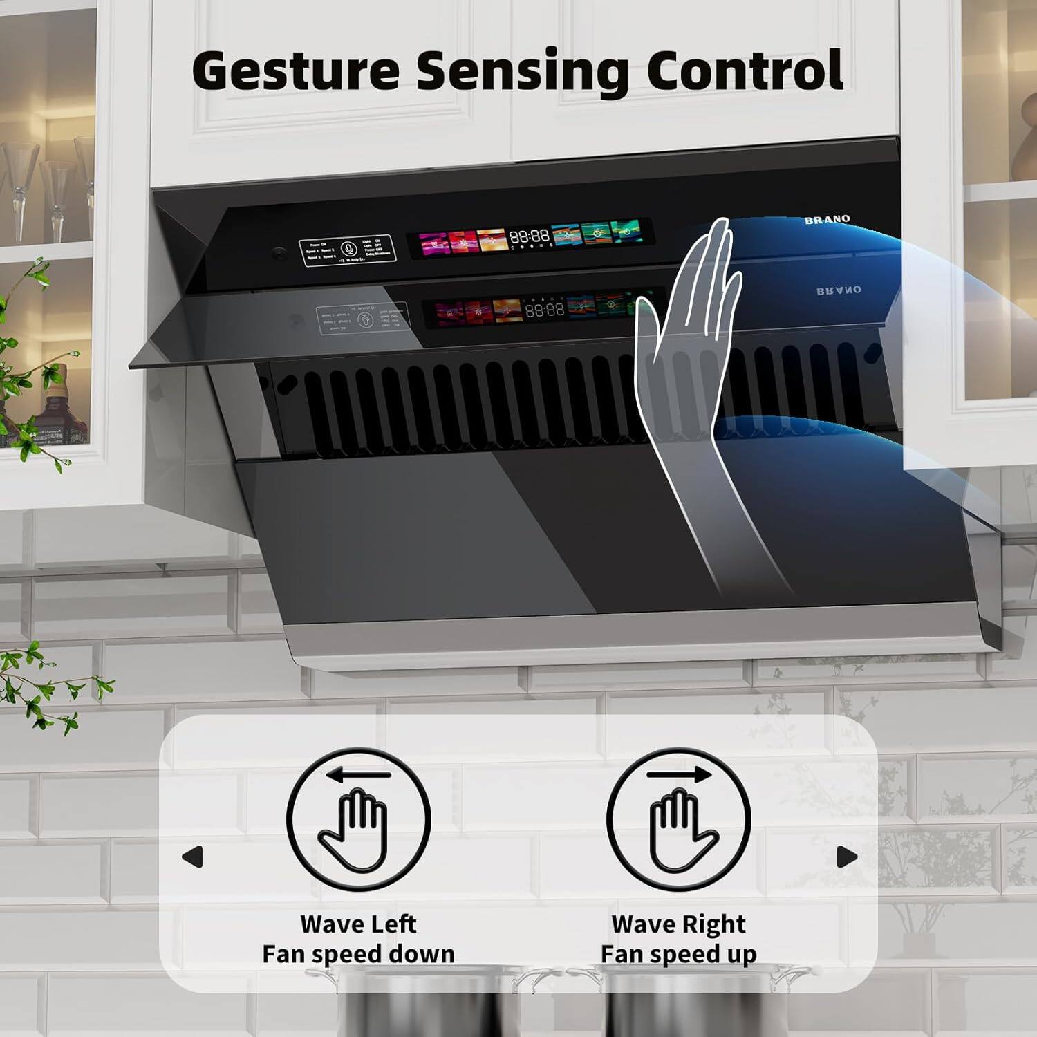 Gesture Sensing Control

Wave Left: Fan speed down  
Wave Right: Fan speed up