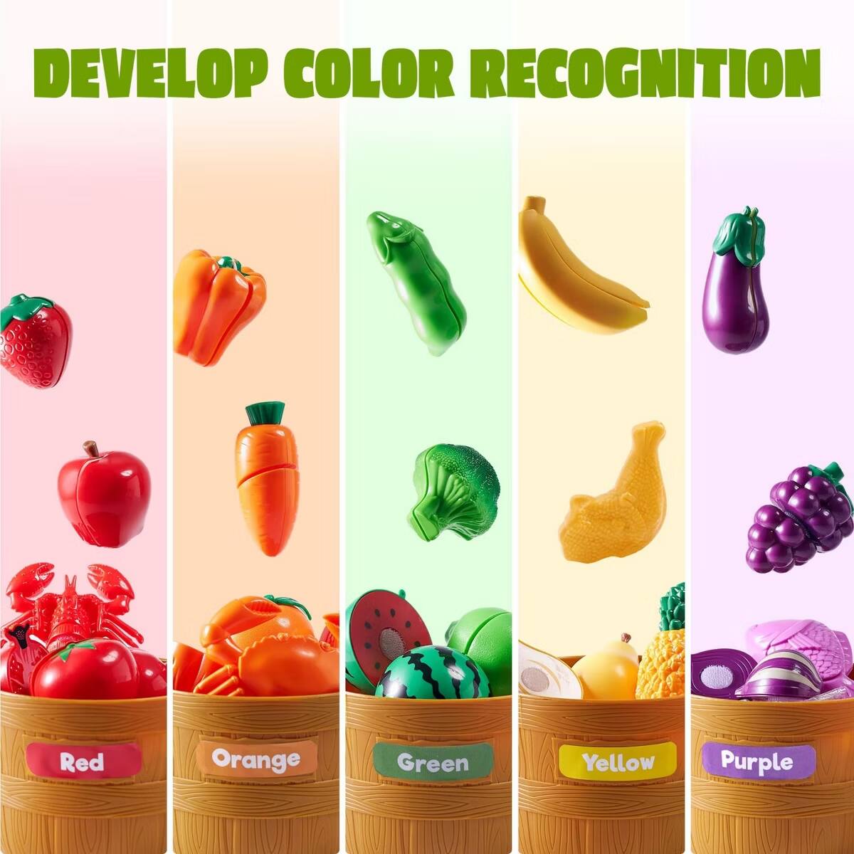DEVELOP COLOR RECOGNITION

Red
Orange
Green
Yellow
Purple