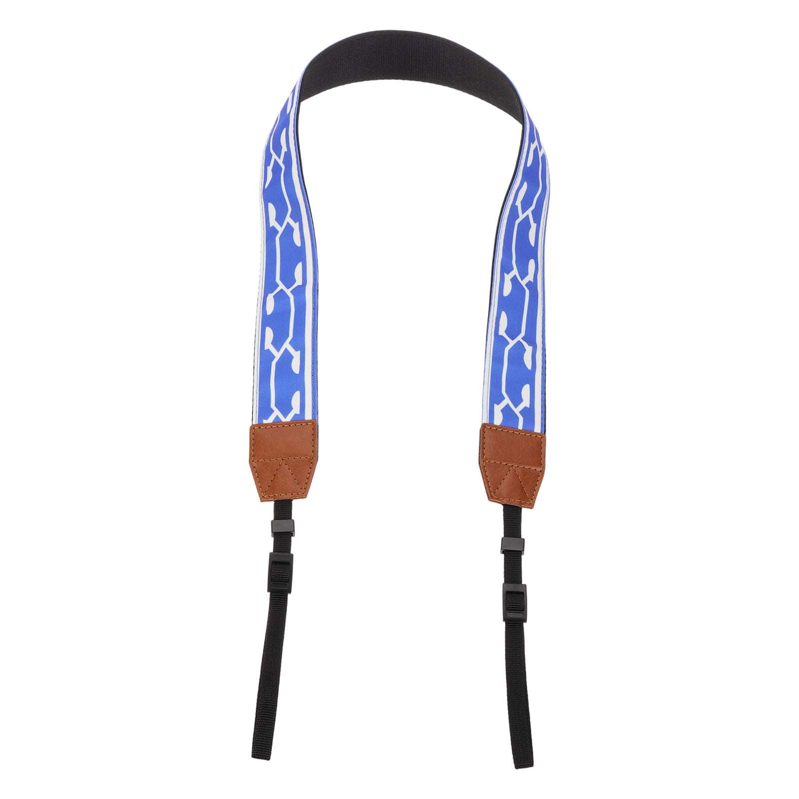 Unique Bargains - Camera Strap, Polyester Adjustable Neck Strap Digital Camera Shoulder Belt for Nikon Monocular - Blue