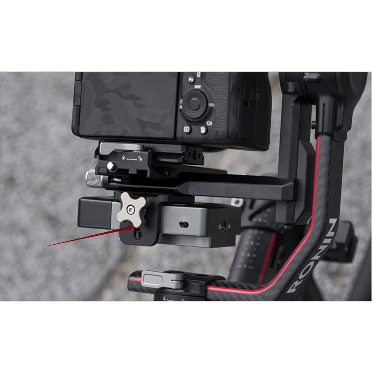 Alt View 1. Tilta - Tilta Wireless Video Mounting Bracket for DJI RS 2 Gimbal.