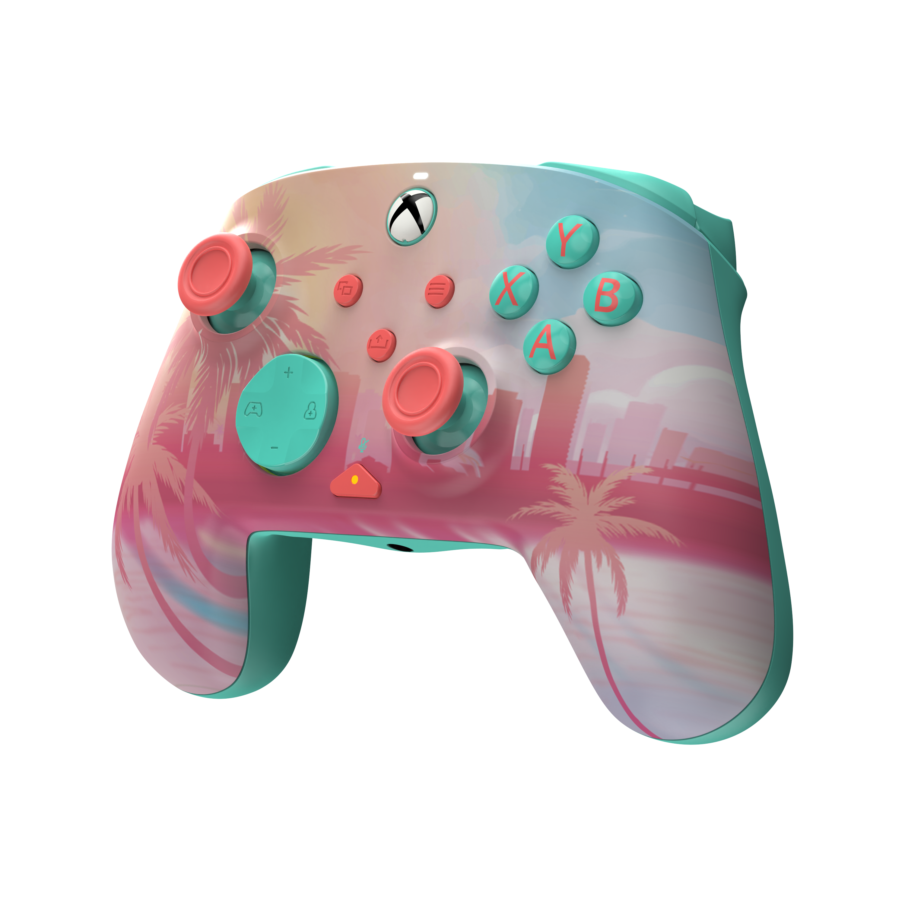 Angle. Turtle Beach - Pacific Skyline Wireless Controller for XBOX Series X|S, XBOX One, Windows 10/11 PCs - Pacific Skyline.