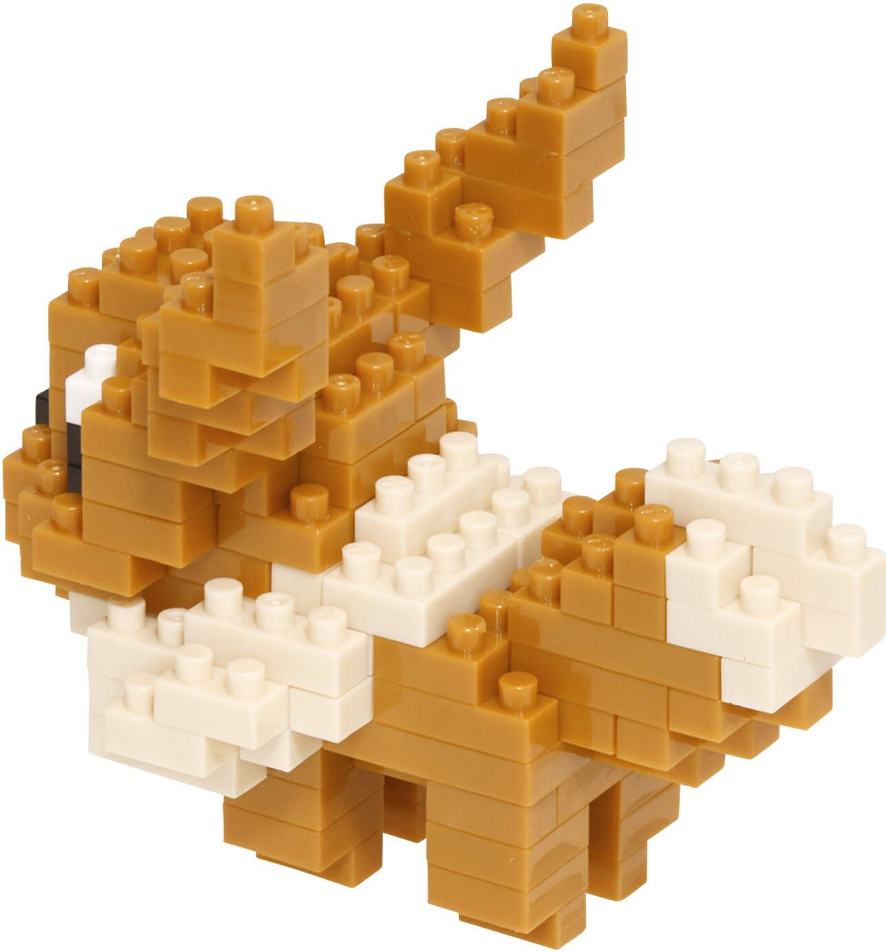 Alt View 2. Bandai - Eevee - Pokémon - Nanoblock Pokémon Series 2.1" Figure.