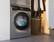 Alt View 3. Bosch - 800 Series 2.4 Cu. Ft. High-Efficiency Stackable Smart Front Load Washer with Steam and 4D Wash System - Pearl steel.