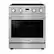 Front. Thor Kitchen - 4.8 Cu. Ft. Freestanding Gas Convection Range - Stainless Steel.