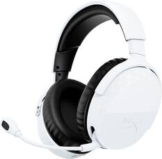 Front. HyperX - Cloud Stinger 3 Wireless Gaming Headset w/ Adjustable Headband for PC, PS5, Xbox, Nintendo Switch, and Mobile - White.